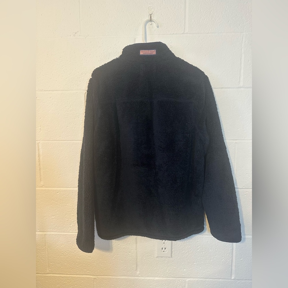 Vineyard Vines Men's Stillwater Sherpa Quarter Zip Pullover - Picture 8 of 9